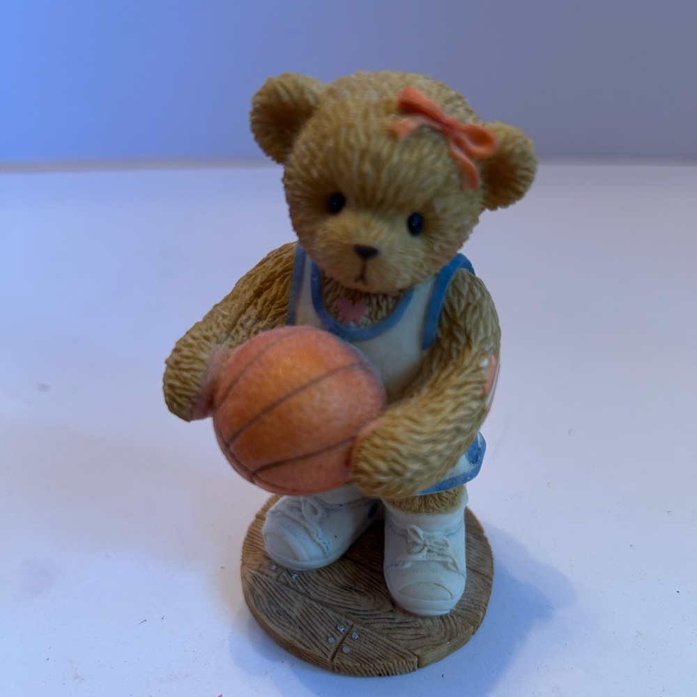 Cherished Teddies “Jodi Our Friendship Is A Slam Dunk!" bear,  year 2002